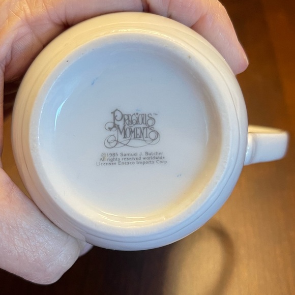 🩷 VINTAGE Precious Moments Clowns On Unicycle Coffee Mug Happiness - Picture 3 of 4